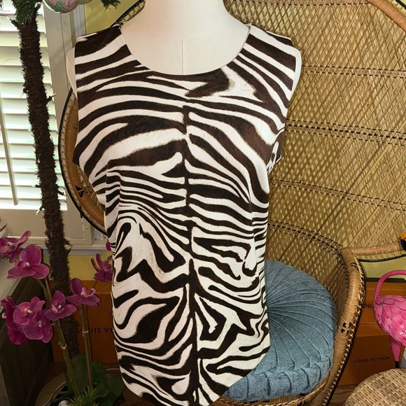 MICHAEL Michael Kors Tops - Michael Kors Women’s Animal Print Tank Size L